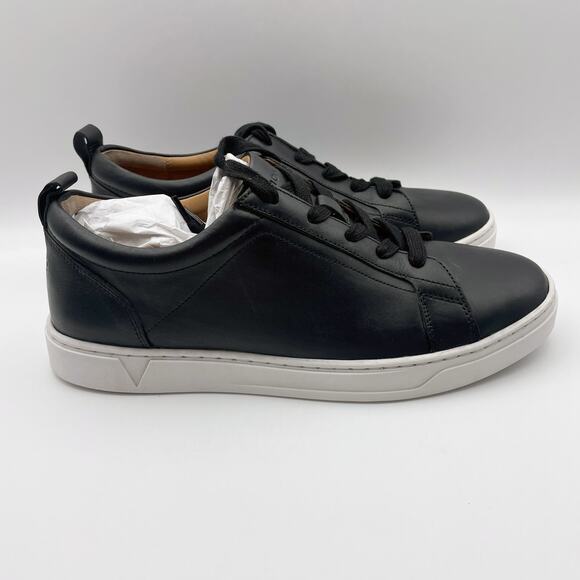 Vionic Mens Lucas Sneaker US 8vM EU 41 Black White Leather NIB - Picture 3 of 12